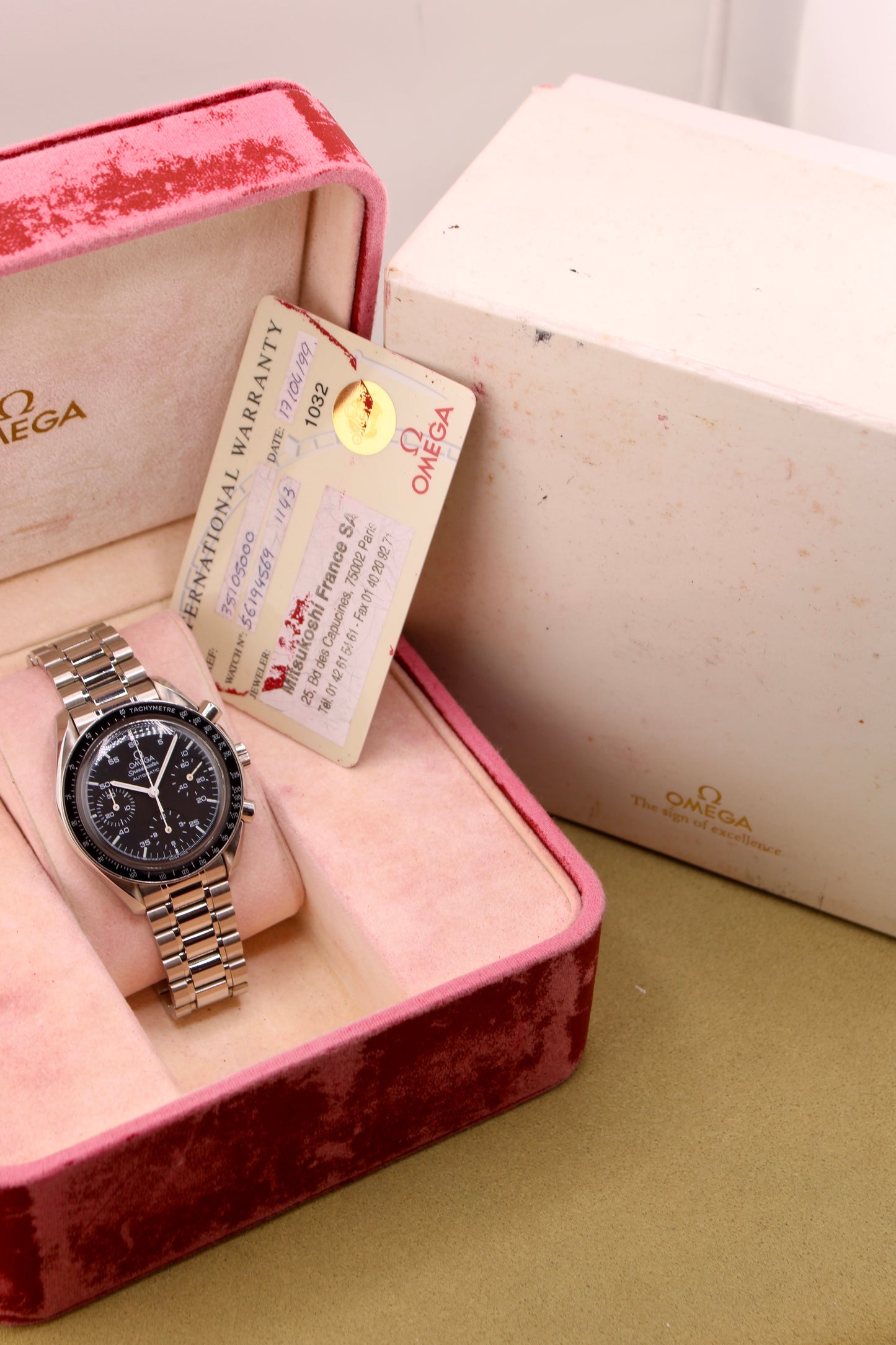 Omega Speedmaster Reduced 3510.50 Box + Paper