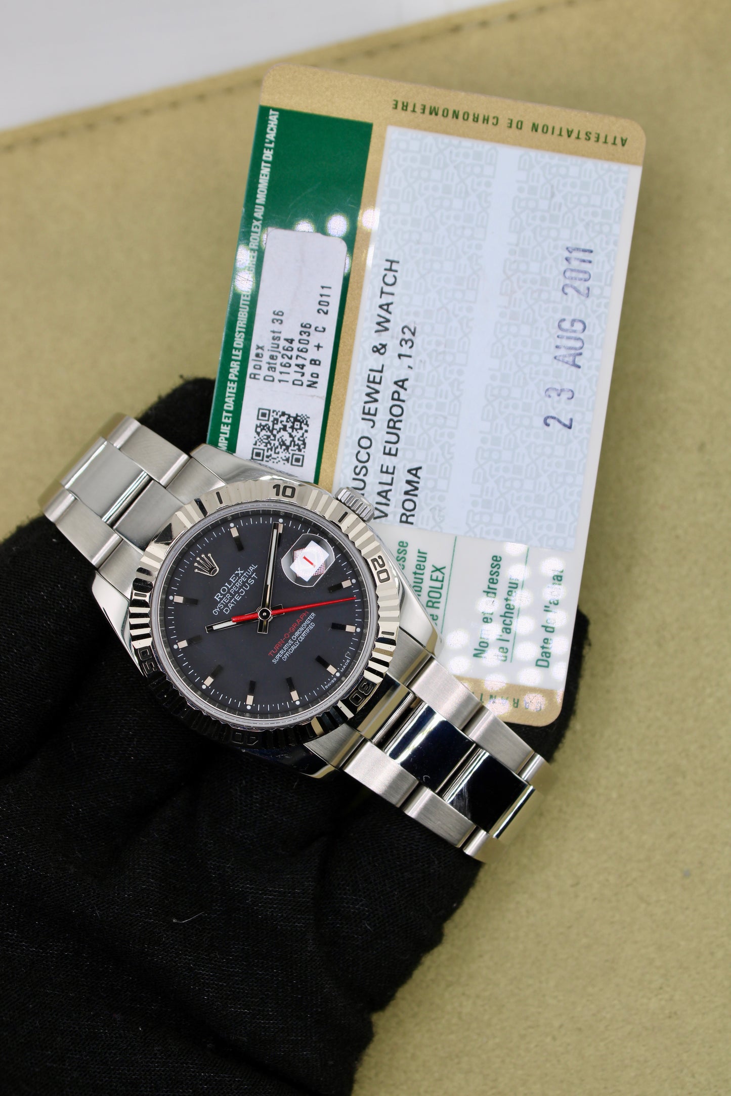 Rolex Datejust Turn-O-Graph 116264 "Thunderbird"